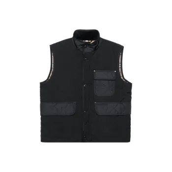 Burberry FW21 Diamond Quilted Vintage Check Lined Gilet