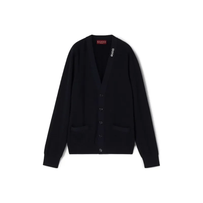 GUCCI SS25 Knitwear Men's Marine Blue-0