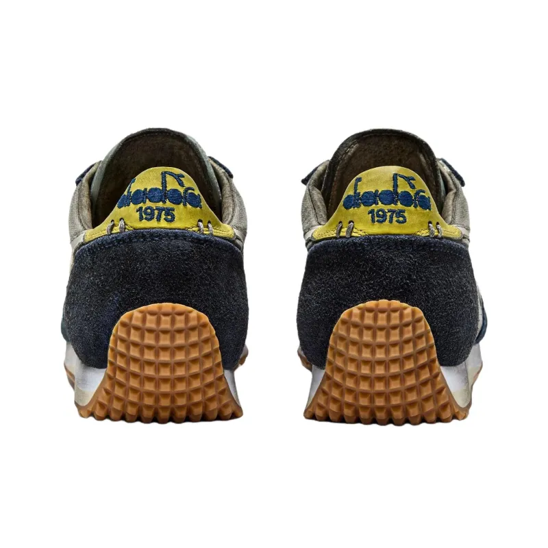 Diadora Low Top Casual Shoes Unisex Gray Blue-4