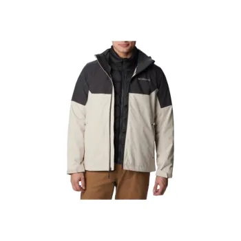 Columbia CASCADE PEAK 5 Waterproof And Windproof To Keep Warm Windbreaker Jacket Men's White