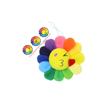 Takashi Murakami Flower Emoji Keychain A