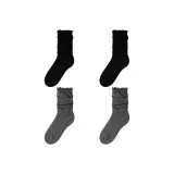 4 Pack (Black 2+Dark Heather Gray 2)
