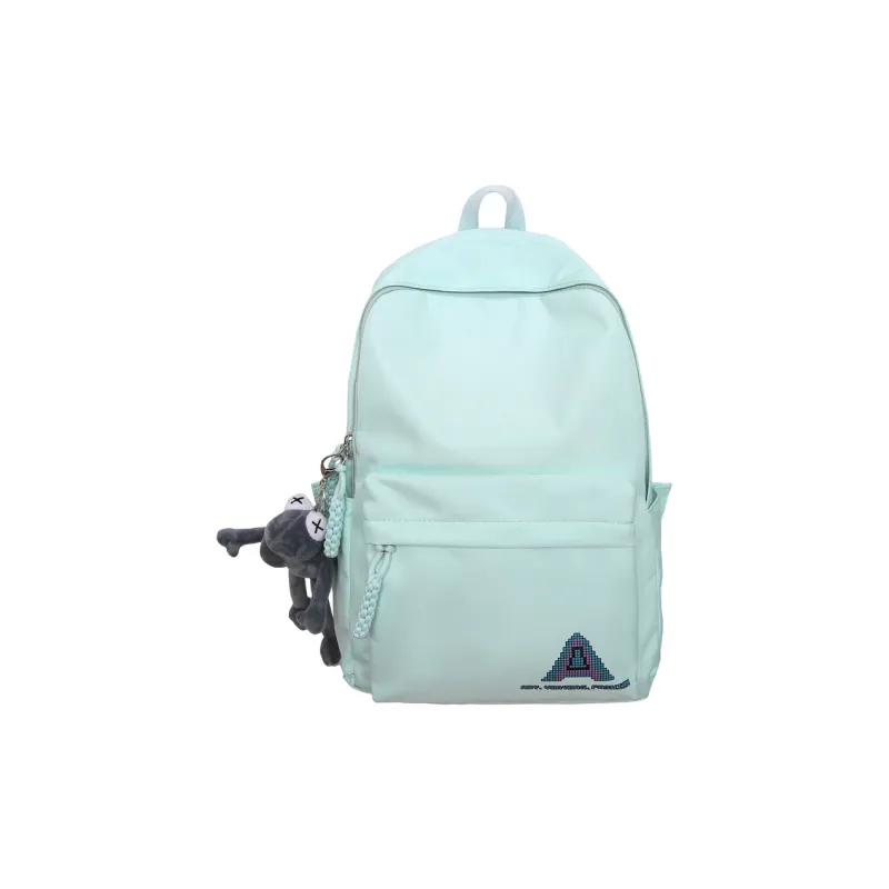 OUZIHUANG Nylon Backpack Regular Unisex Black/Green/Dark Blue/Red/Light Green-5