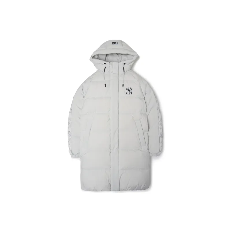 MLB New York Yankees Down Jackets Unisex Light Gray-0