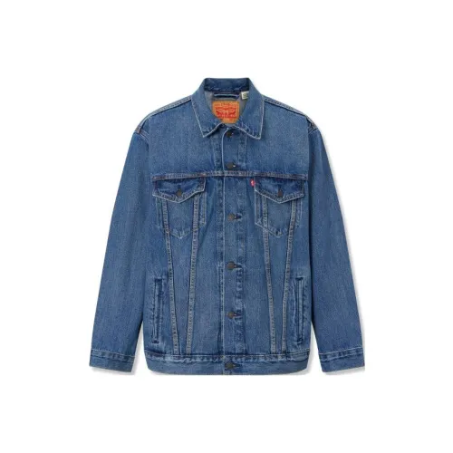 Levis Denim Jackets Men Blue