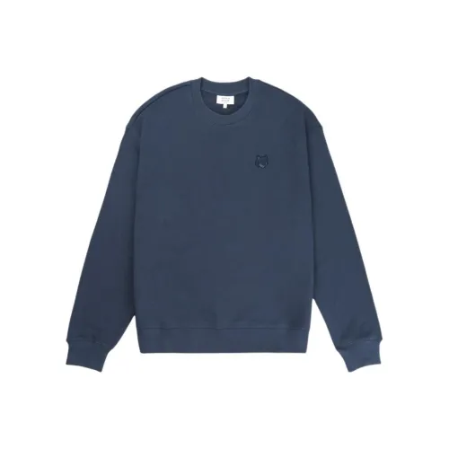 Maison Kitsune Bold Fox Head Cotton Sweatshirt