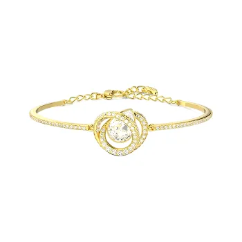 Swarovski Generation Faux Crystal Bangles Women's Gold