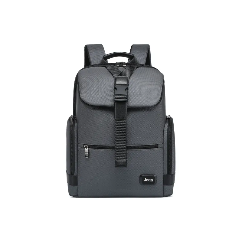 Jeep Nylon Backpack Laptop Bag Regular Men's Blue-0