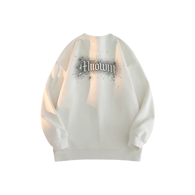 MIIOW Trend Party Series Sweatshirt Unisex Light Heather Gray-6
