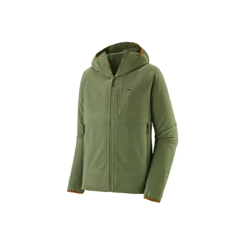 Patagonia R1 Tech Face Fitzroy Trout Jackets Coats Men's Green