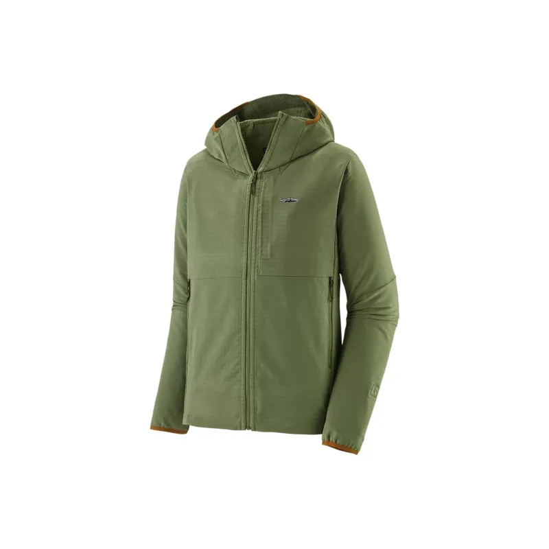 Patagonia R1 Tech Face Fitzroy Trout Jackets Coats Men's Green-0