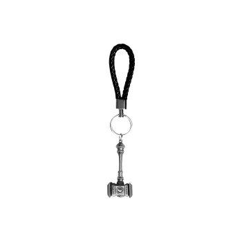 Nike Zinc Alloy PU Leather Keychains Unisex Silver