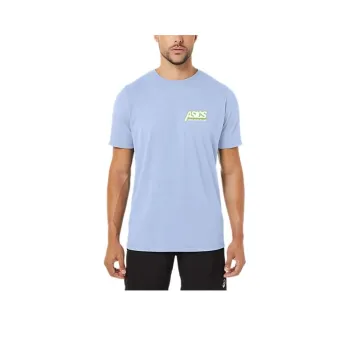 Asics 1977 RUN CLUB Regular T-Shirt Unisex Soft Sky Blue
