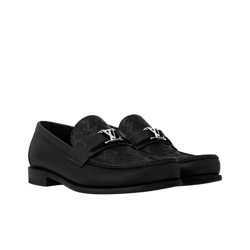 LOUIS VUITTON Major Casual Shoes Men's Black-2