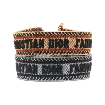 DIOR Cotton Bracelets Women's Multicolor