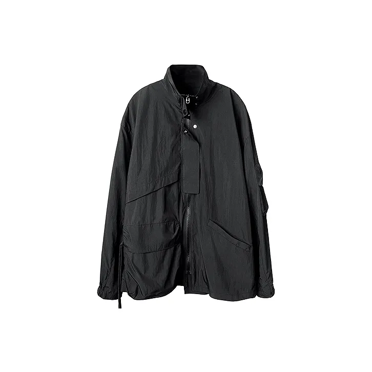 HUANXIANGZHE Jackets Unisex Black-0
