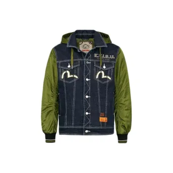 EVISU Denim Jacket Men's Denim/Green