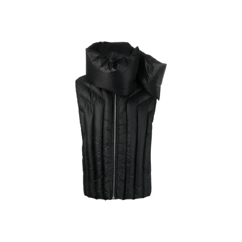 RICK OWENS Gimp Detachable neck Padded Gilet-0
