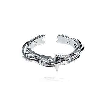 PUENTE S925 Silver Pinky Ring Men's