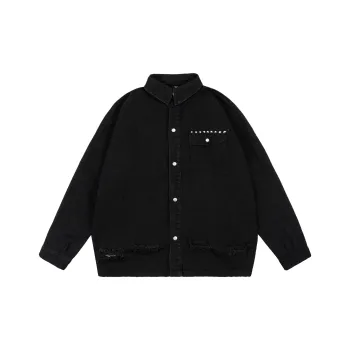XINYINSU Denim Jackets Unisex Black