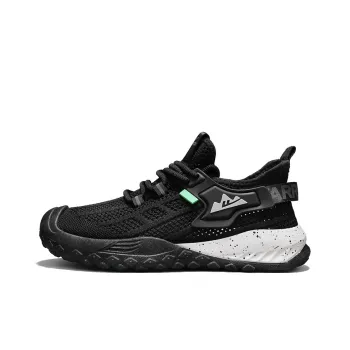 Warrior Wear resistant, Lightweight, Breathable, And Non slip. Low Top Casual Shoes Men's Black