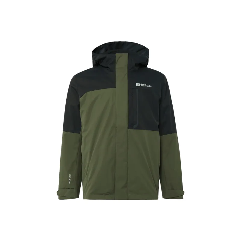 Jack Wolfskin Outdoor Hiking Water-Resistant Water-Repellent Windbreaker Jacket Men's-48
