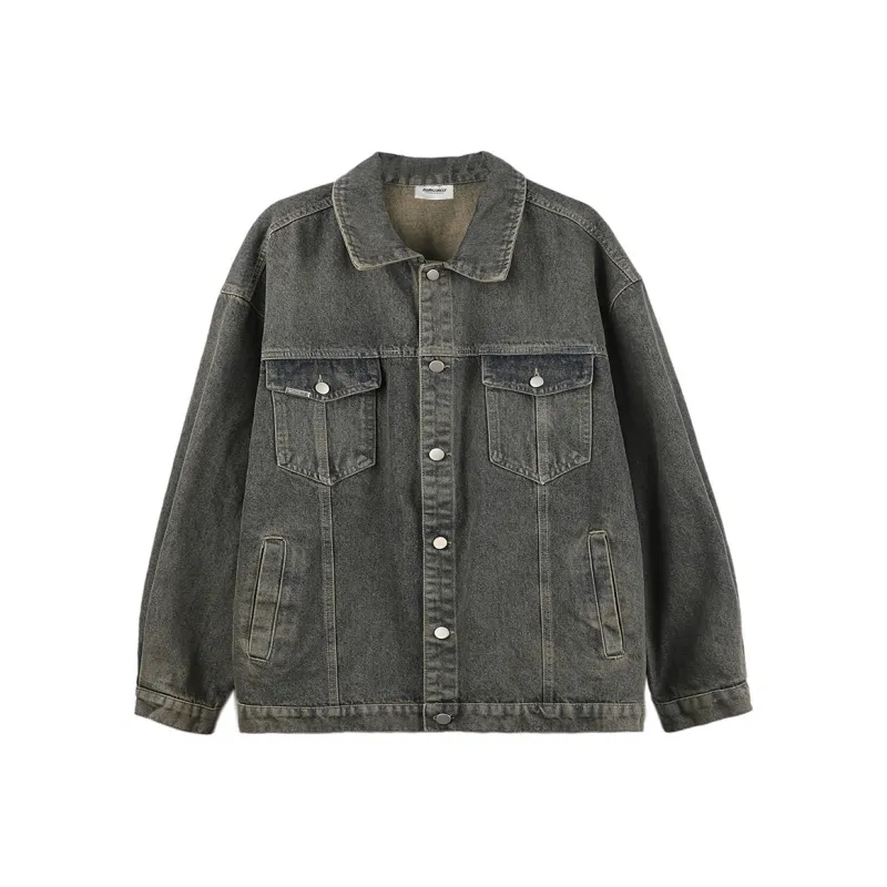 DARKCIRCLE Denim Jackets Unisex Washed Blue-0
