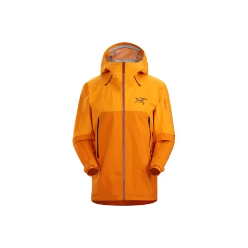 Arcteryx RUSH Outdoor Hiking Waterproof, Windproof, And Breathable Ruched Jacket Men's