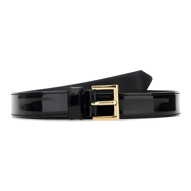 PRADA Logo Plaque Belt-0