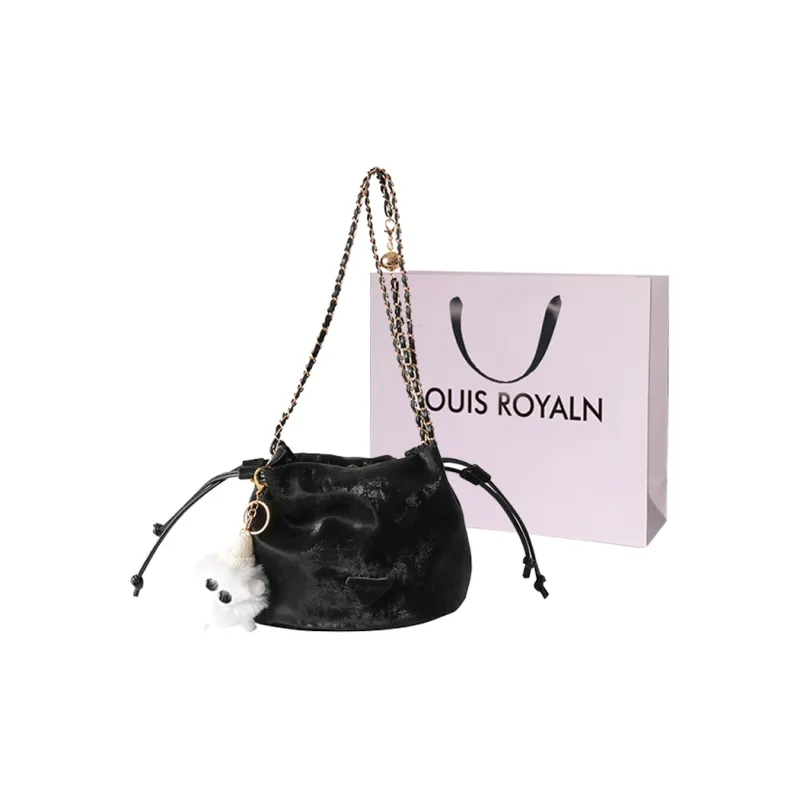 LOUIS ROYALN PU Bucket Bag, Shoulder Bag Women's Multicolor-6