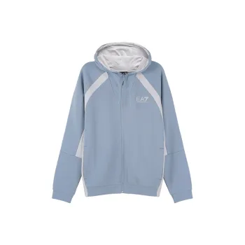 EMPORIO ARMANI EA7 SS23 Jackets & Coats Men's Light Blue