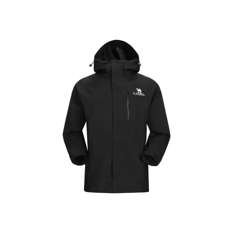 CAMEL Water Resistant Windproof Breathable Wear Resistant Warm Windbreaker Jacket Unisex-6