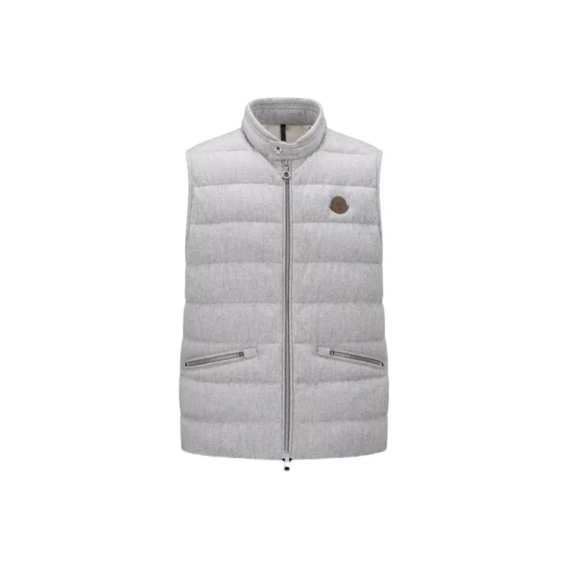 Moncler Vests Men Gray-0