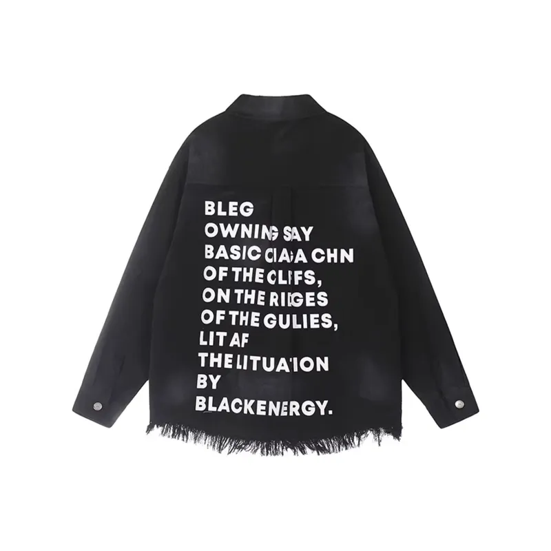 Nuthink Denim Jackets Unisex-1