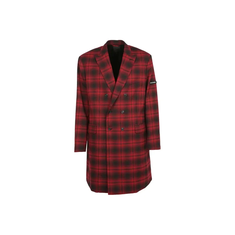 Balenciaga Business Suits Coats Men's Red-0
