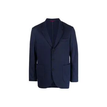 Brunello Cucinelli Button Detailed Jersey Blazer