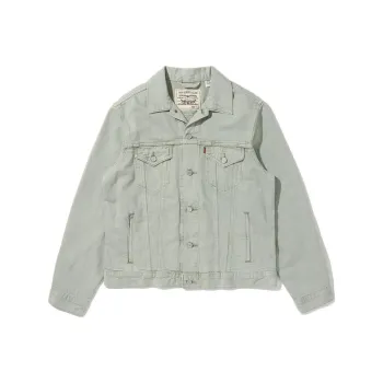 Levis Denim Jackets Men Green