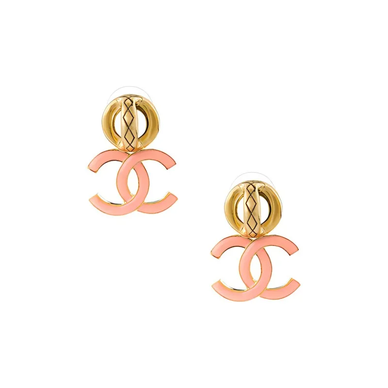 CHANEL Earrings Women's Pink-0