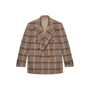 GUCCI Check wool Jacket