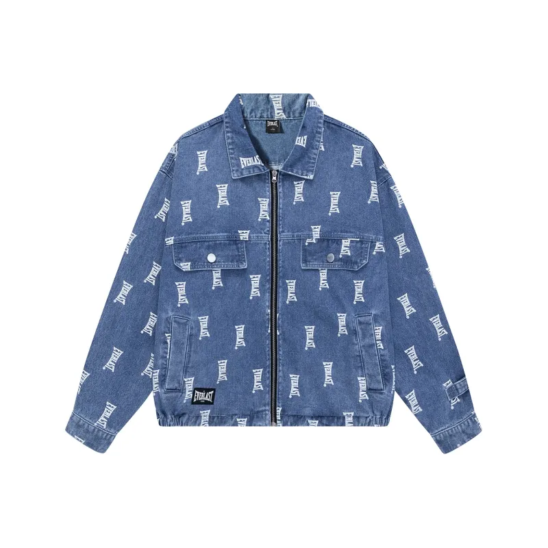 Everlast Denim Jacket Unisex Denim Blue-0