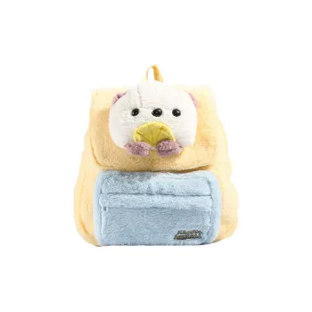 BUBM Plush Backpack Regular Unisex Yellow