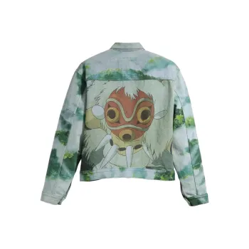Levis X Princess Mononoke San & Wolf Trucker Jacket