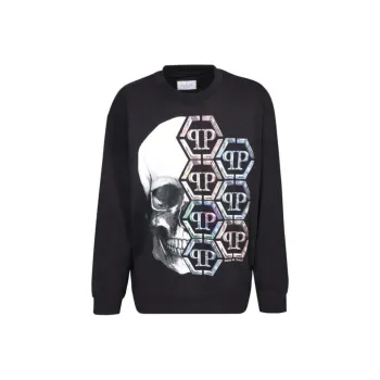 PHILIPP PLEIN Skull Printed Crewneck Sweatshirt