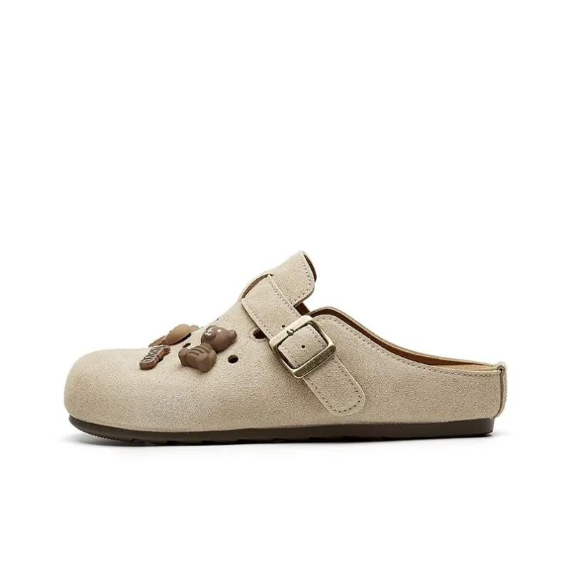 Jin Baichuan Rubber Sole Odor Resistant Slip Resistant Closed Toe Slippers Women's-4