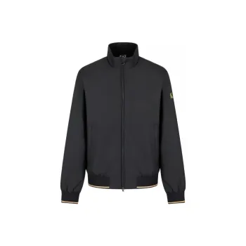 EMPORIO ARMANI EA7 Core Identity Technical Fabric Jacket Jackets & Coats Men's Black