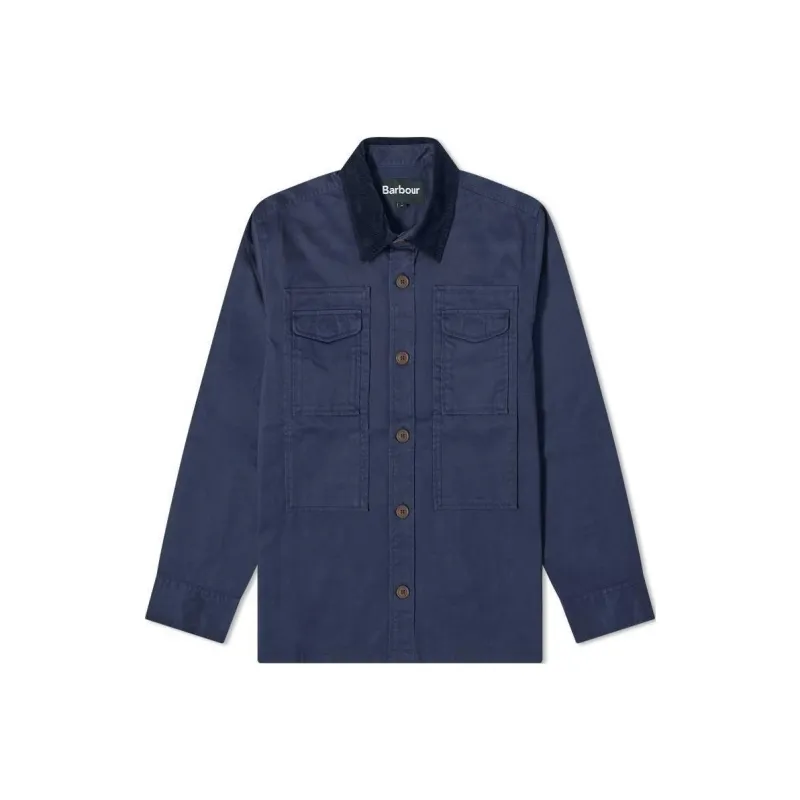 BARBOUR Faulkner Overshirt Jackets Coats Men's Navy-0