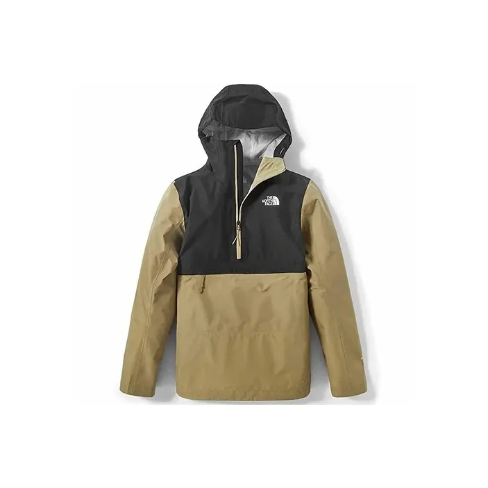 THE NORTH FACE Outdoor Hiking Water Resistant Windproof Breathable Windbreaker Jacket Men's Khaki-0