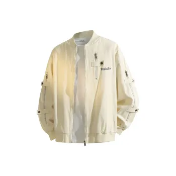 YOSICIL Jackets Coats Unisex Beige