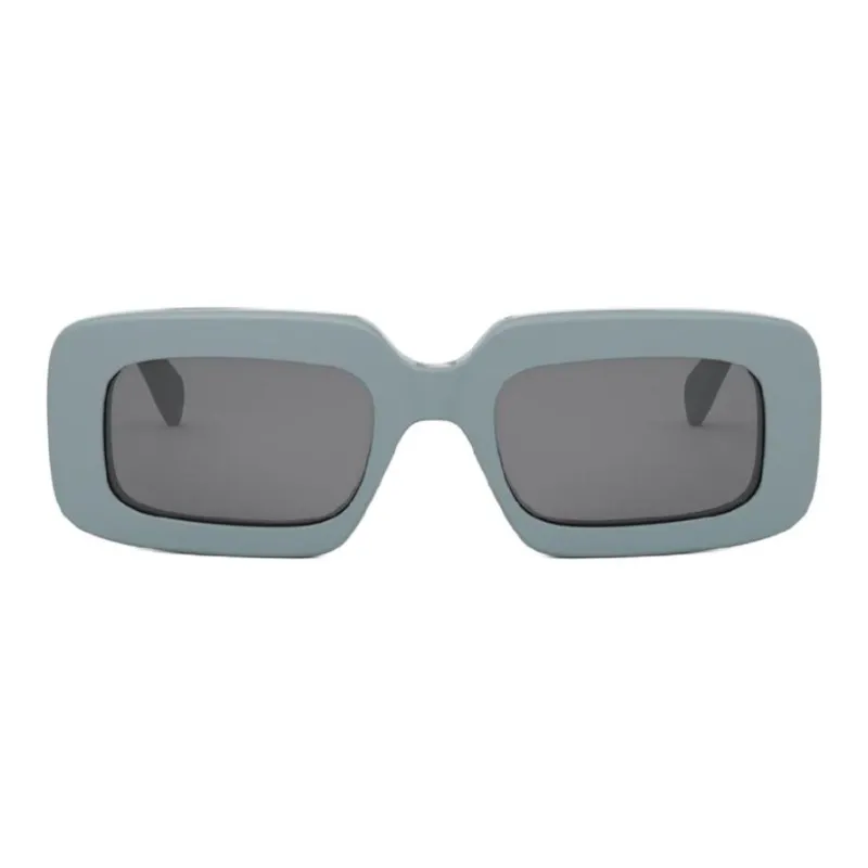 CELINE Rectangular Sunglasses Men's Gray-1