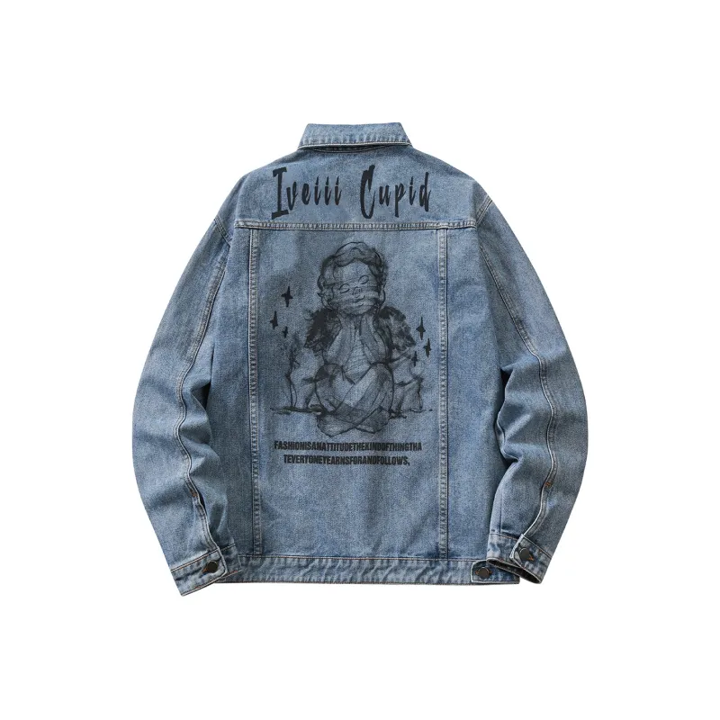 IVEIII Loose Fit Denim Jacket Unisex-0